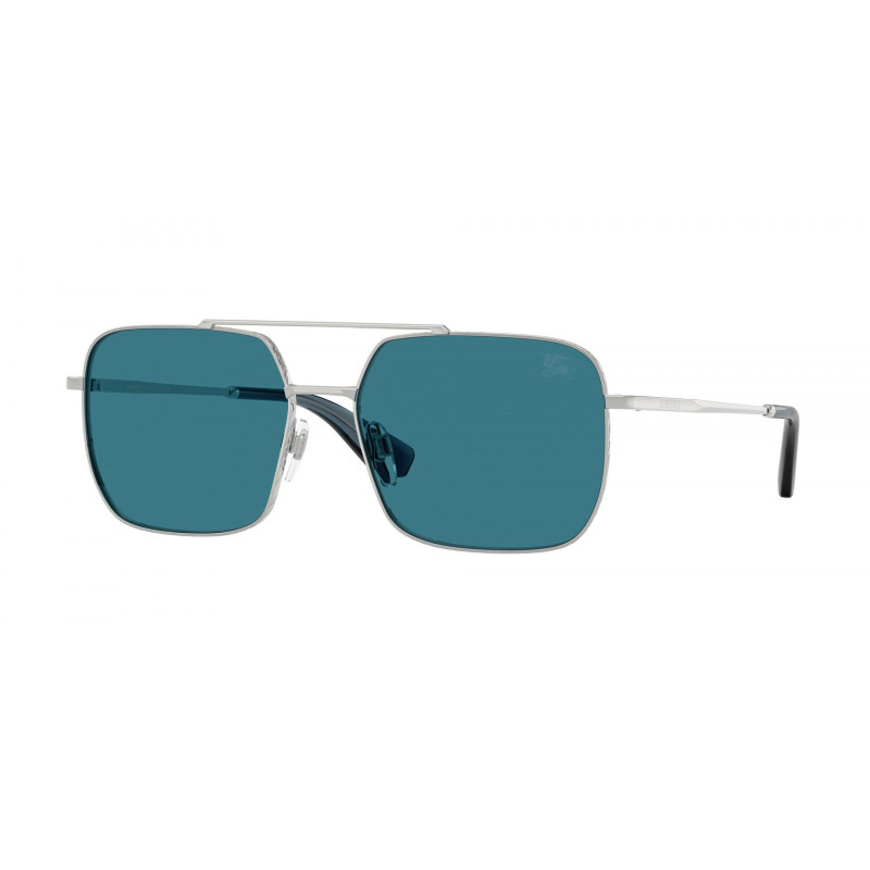 Sunglasses Burberry BE 3179 100580 Silver / Blue Polyamide Standard 57mm