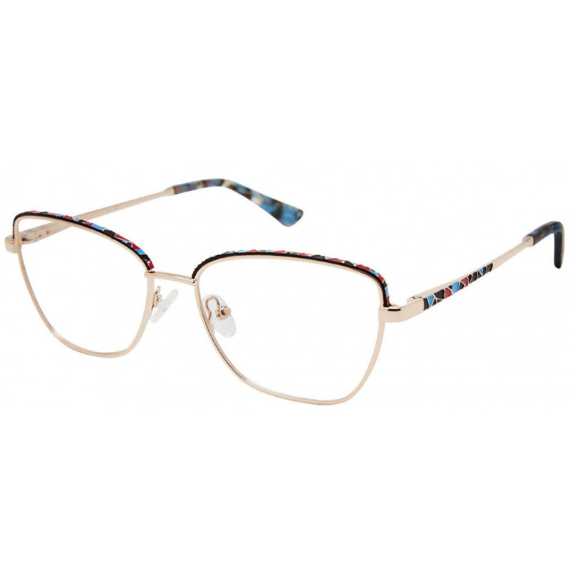 Eyeglasses Nicole Miller DESERT SKY C02 Black/Gold 53mm