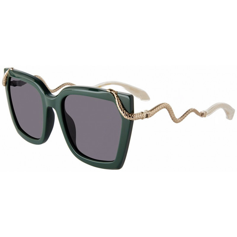 Sunglasses Roberto Cavalli SRC 034 M d80x Shiny Full Turquoise 56mm