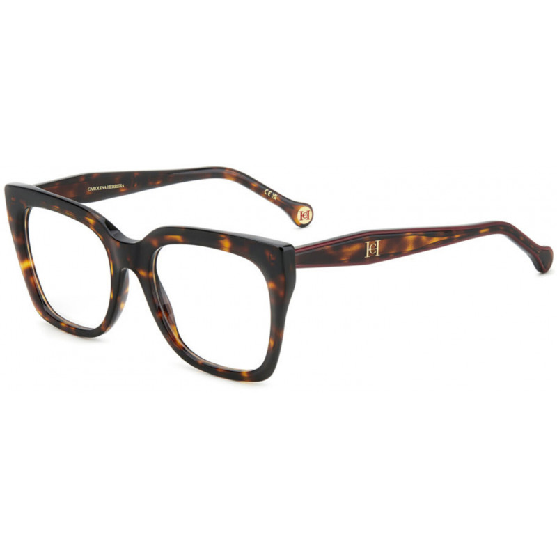 Eyeglasses Carolina Herrera HER 0227 O63 Havana Red 53mm