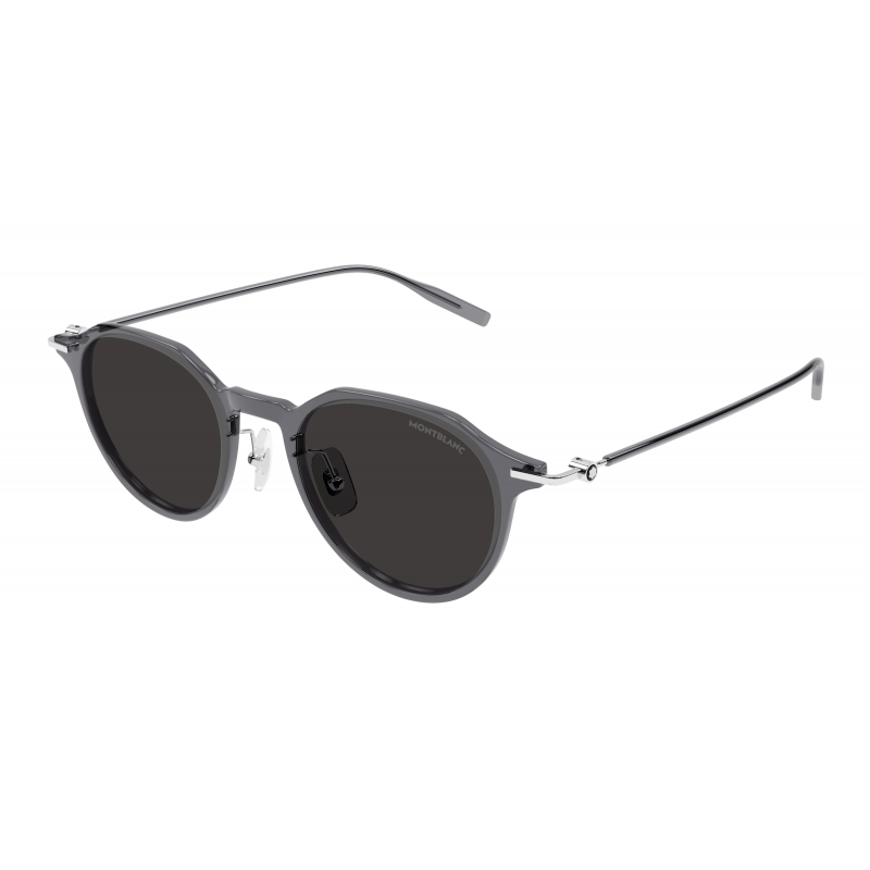 Sunglasses Montblanc MB 0355 S- 003 Grey / Silver 49mm