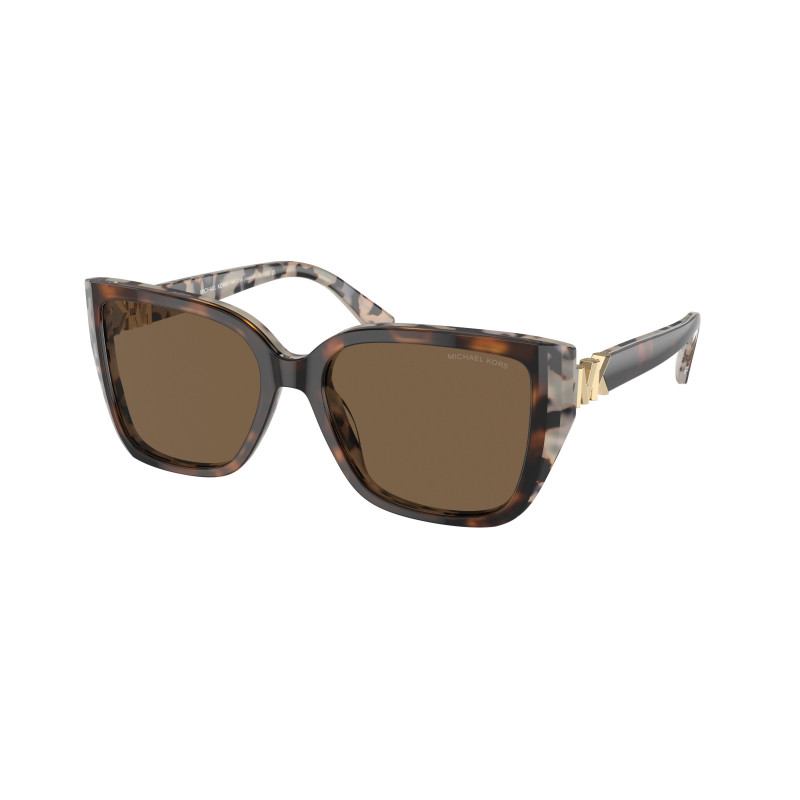 Sunglasses Michael Kors MK 2199 395173 Acadia Bi Layer Dark / Cream T 55mm