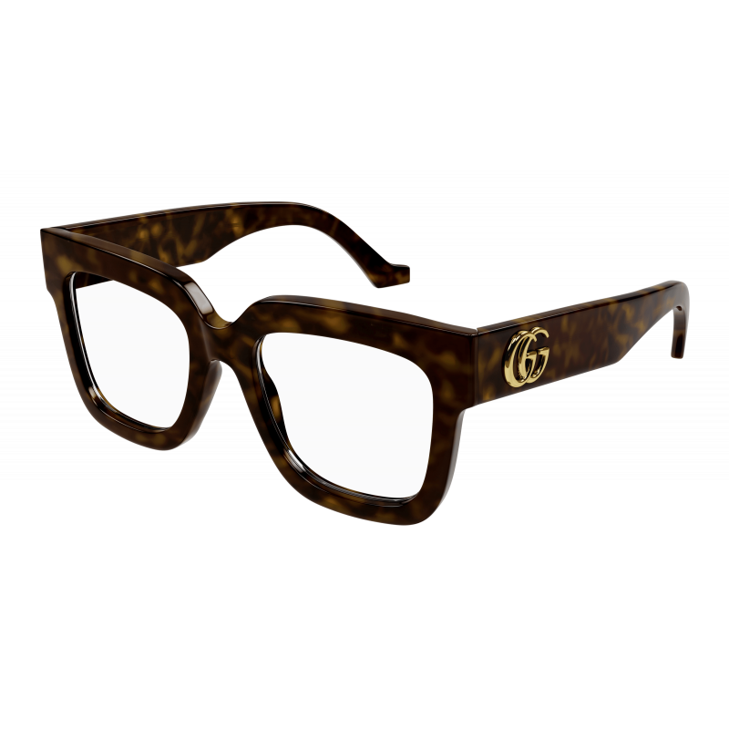 Eyeglasses Gucci GG 1549 O- 002 Havana / Transparent 52mm