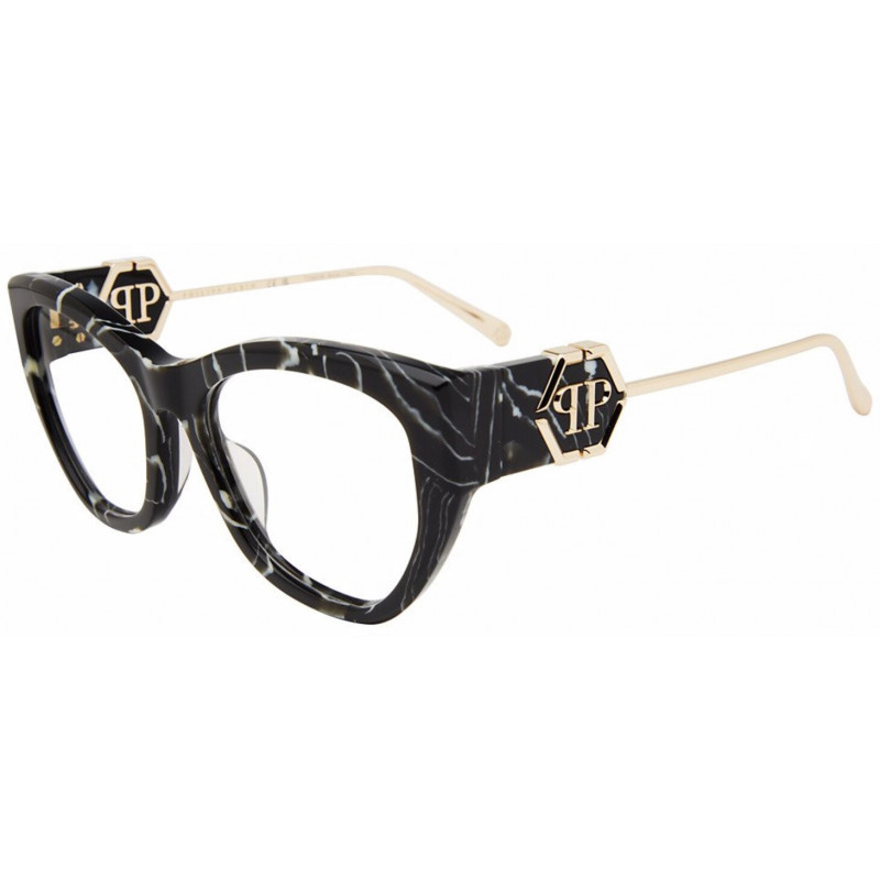 Sunglasses Philipp Plein VPP 123 M 0z21 Marbled Black