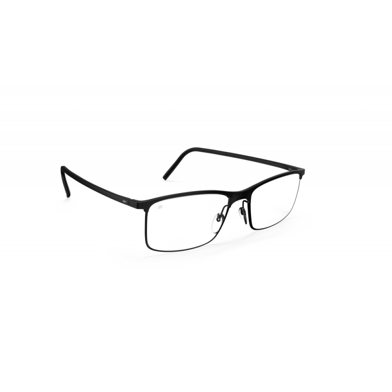 Eyeglasses Silhouette Balanced Fusion 2988 9040 Pure Black 52mm