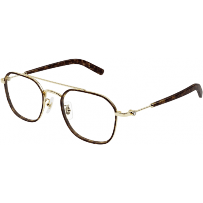 Eyeglasses Montblanc MB 0391 OA- 003 Gold / Transparent 51mm