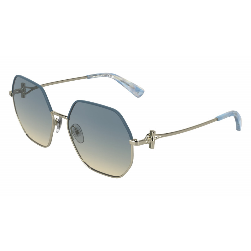 Sunglasses LONGCHAMP LO 191 S 729 Gold/Gradient Blue 58mm