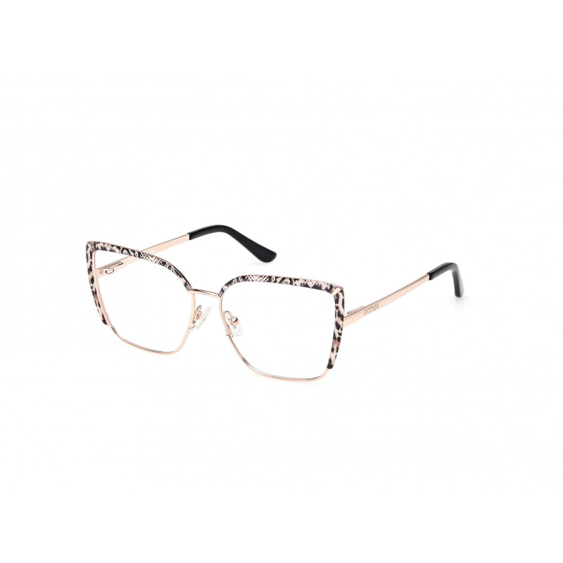 Eyeglasses Guess GU 50249 028 Shiny Rose Gold / 55mm