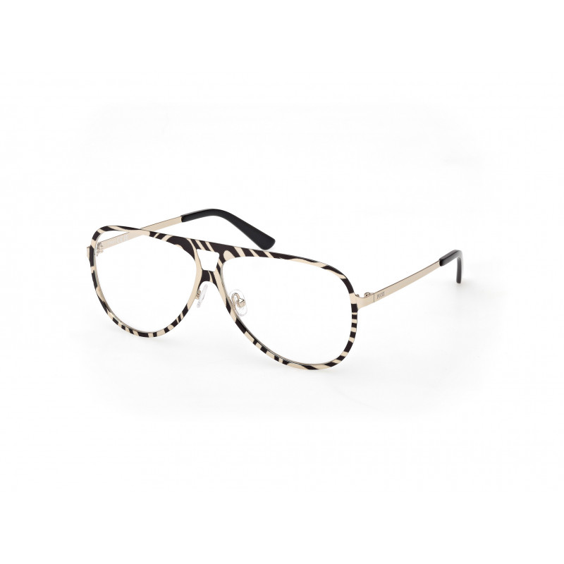 Eyeglasses Emilio Pucci EP 5267 005 Black/Texture / Shiny Pale Gold 60mm