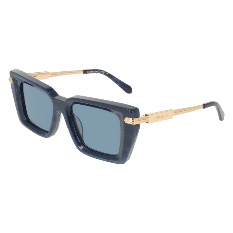 Sunglasses FERRAGAMO SF 2089 S 413 Blue Horn 52mm