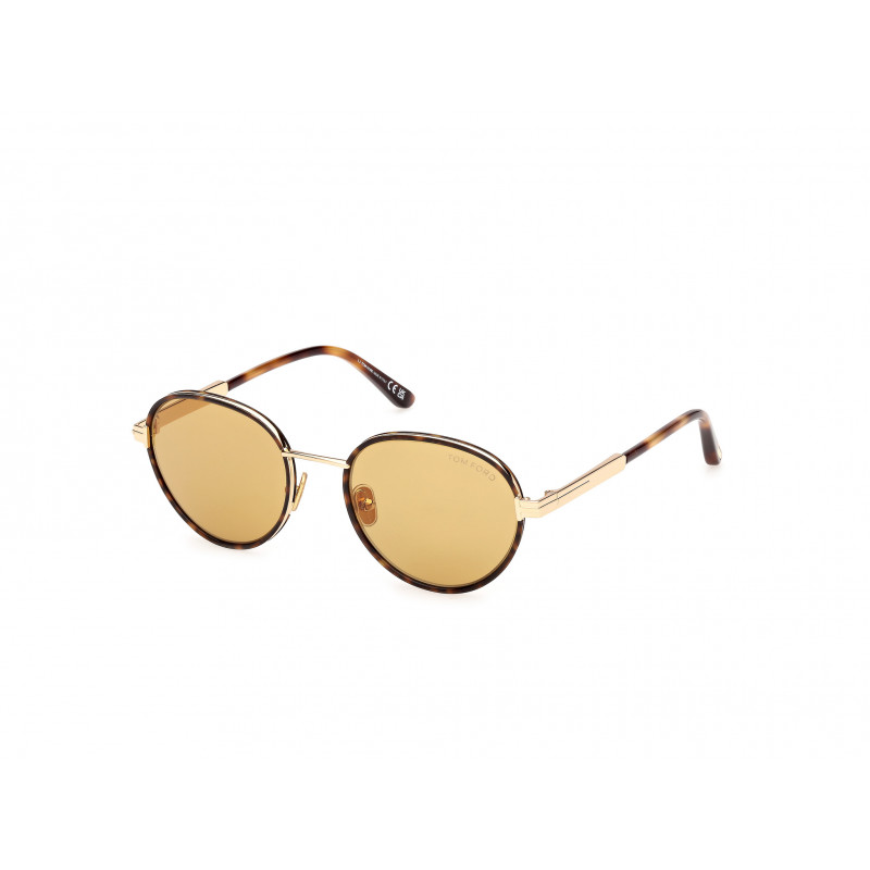 Sunglasses Tom Ford FT 1339 53E Blonde Havana / Shiny Deep Gold 51mm