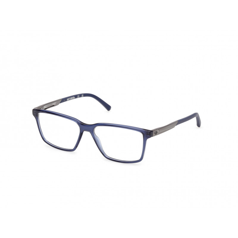 Eyeglasses Harley-Davidson HD 50120 090 Shiny Blue / Matte Gunmetal 57mm