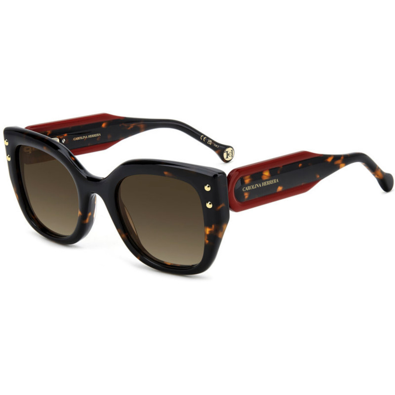 Sunglasses Carolina Herrera HER 0312 /S 86HA Ha Brown Shaded 51mm