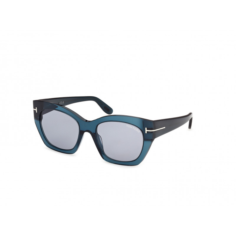 Sunglasses Tom Ford FT 1422 87A Shiny Turquoise / 54mm