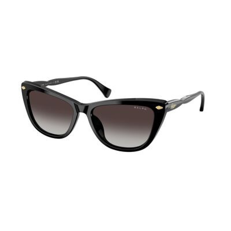 Sunglasses Ralph RA 5346 U 50018G Shiny Black / Grey Gradient Polyamide Standard 57mm