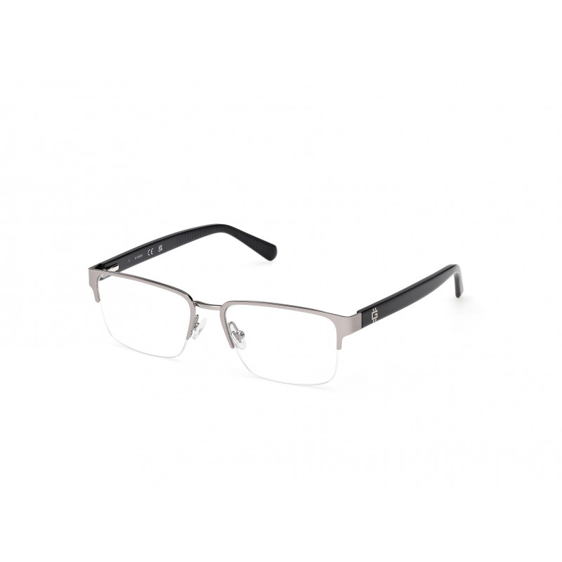 Eyeglasses Guess GU 50326 011 Matte Light Ruthenium Shiny Black 53mm