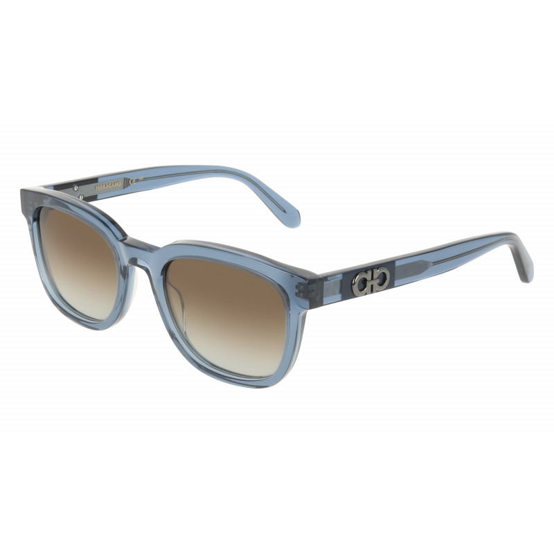 Sunglasses FERRAGAMO SF 2107 S 438 Transparent Avio 54mm