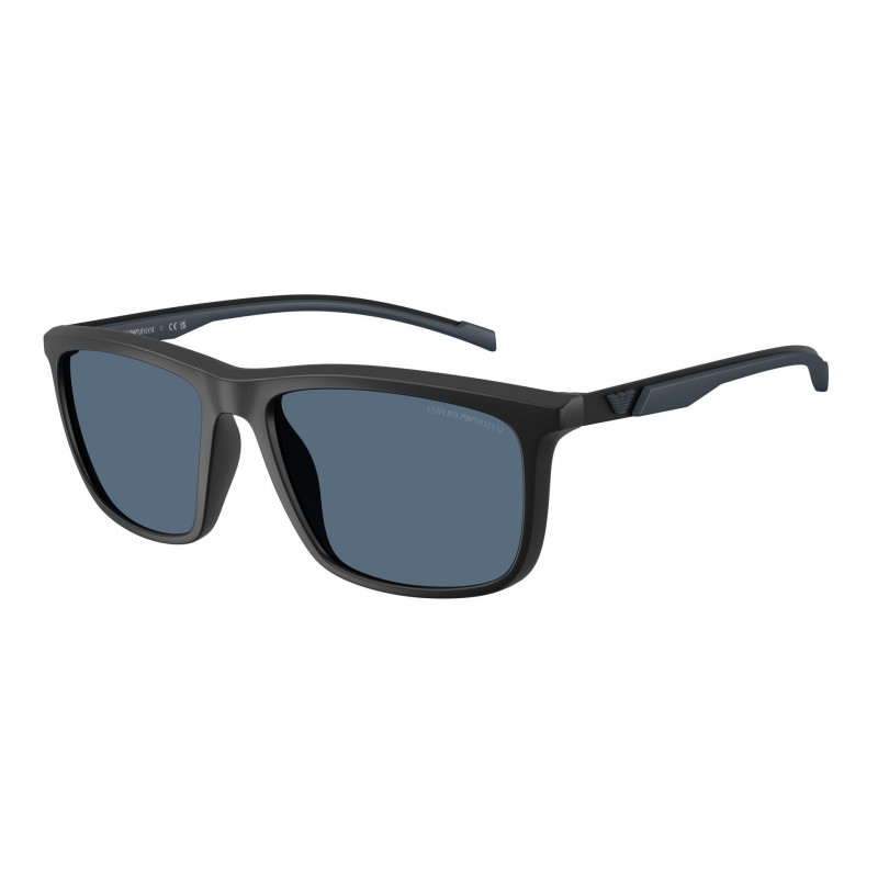 Sunglasses Emporio Armani EA 4278 U 500180 Matte Black / Dark Blue Polyamide Standard 57mm