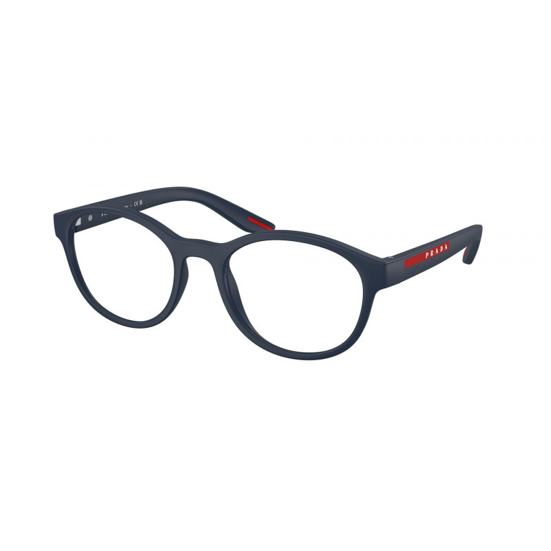 Eyeglasses Prada Linea Rossa PS 07 PV MAG1O1 Matte Blue Demo Lens 53mm