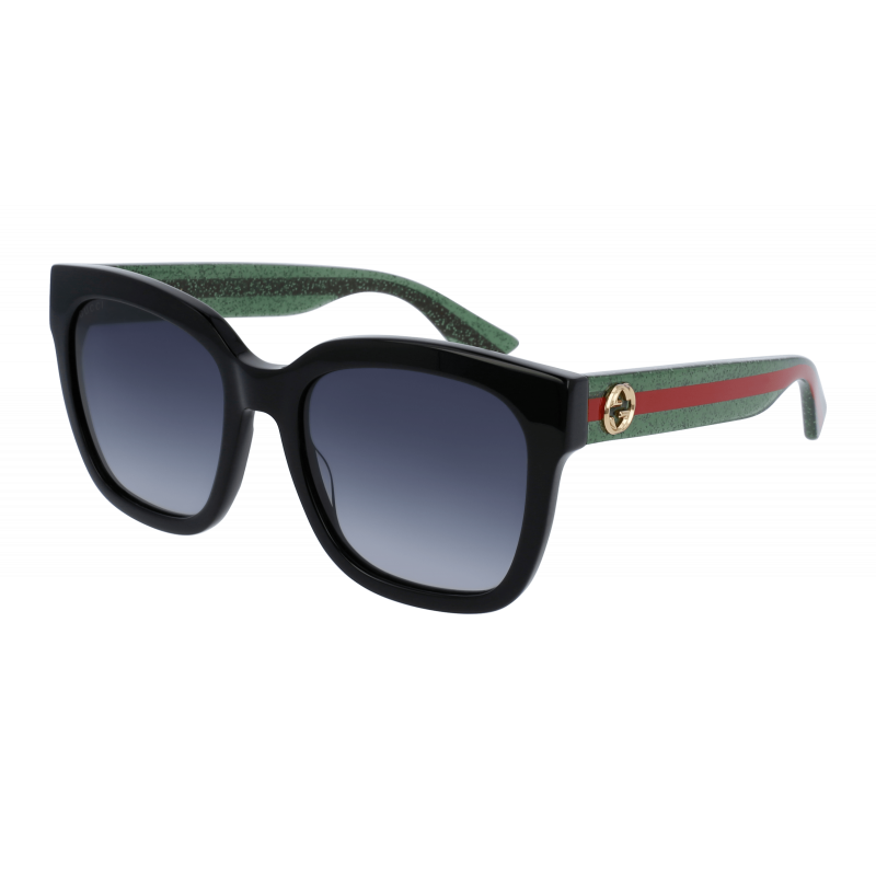 Sunglasses Gucci GG 0034 SN- 002 Black / Grey Green 54mm