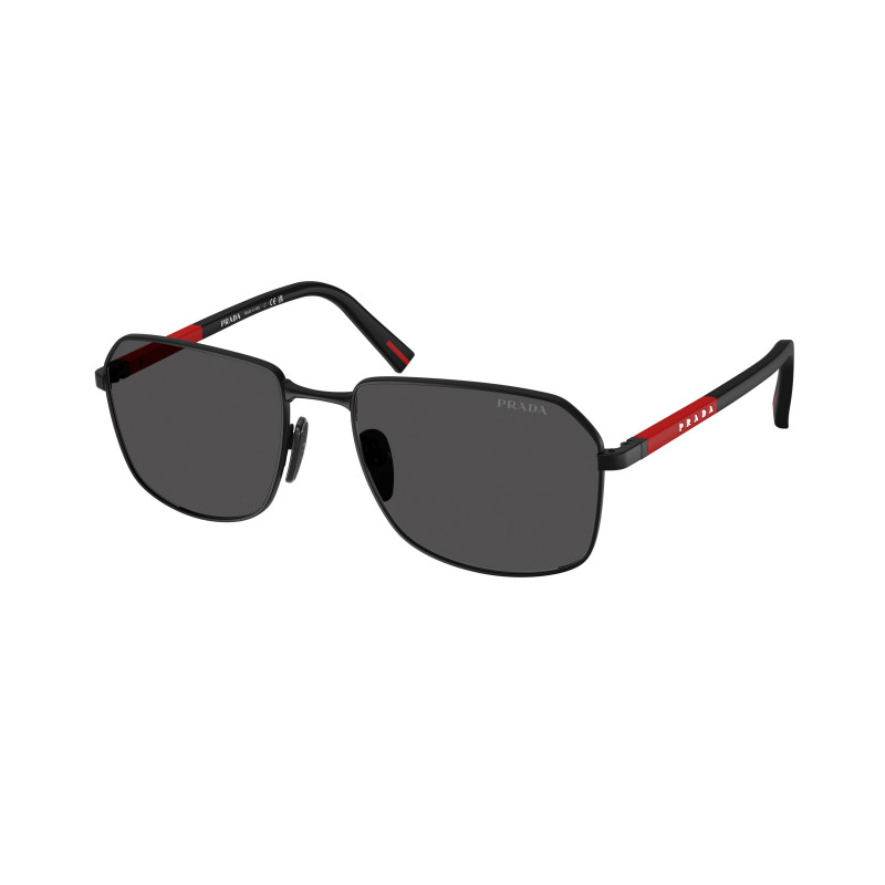 Sunglasses Prada Linea Rossa PS A 51 S 1BO06F Matte Black Dark Grey 57mm