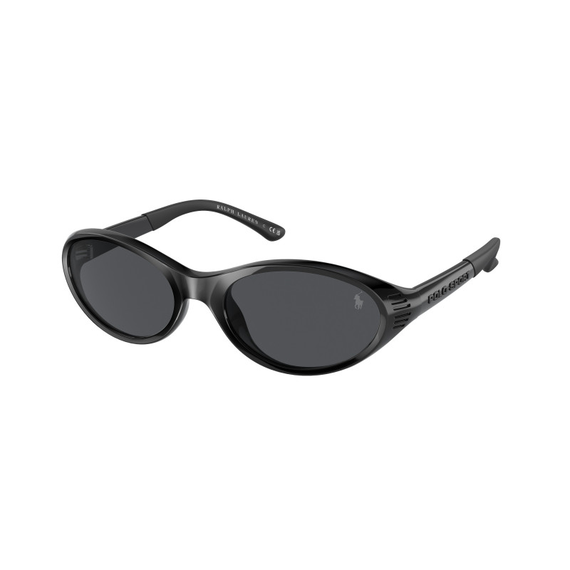 Sunglasses Polo PH 4197 U 500187 Shiny Black Grey 56mm