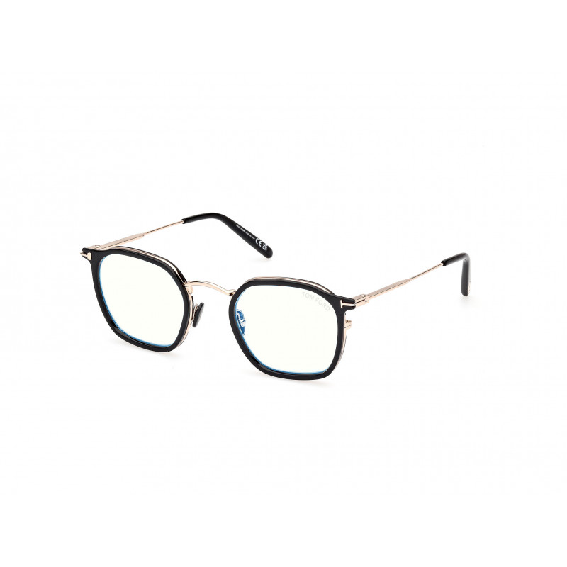 Eyeglasses Tom Ford FT 5974 -B 005 Shiny Black Rose Gold 50mm