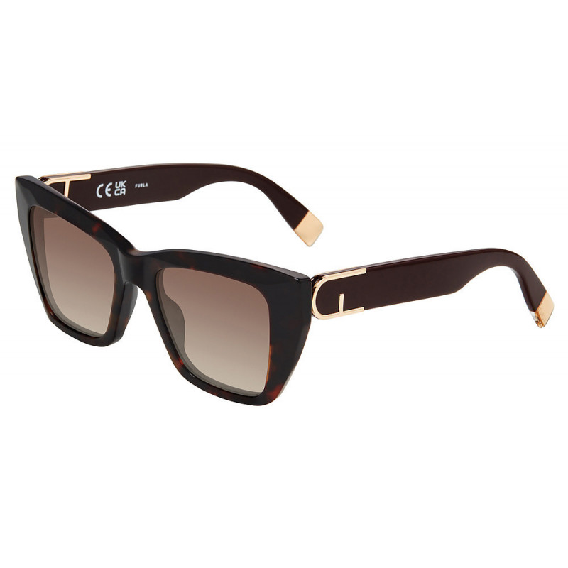 Sunglasses Furla SFU 882 04bl Dark Havana 52mm