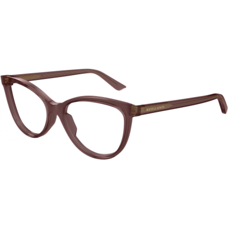 Eyeglasses Bottega Veneta BV 1313 O- 010 Burgundy / Transparent 55mm