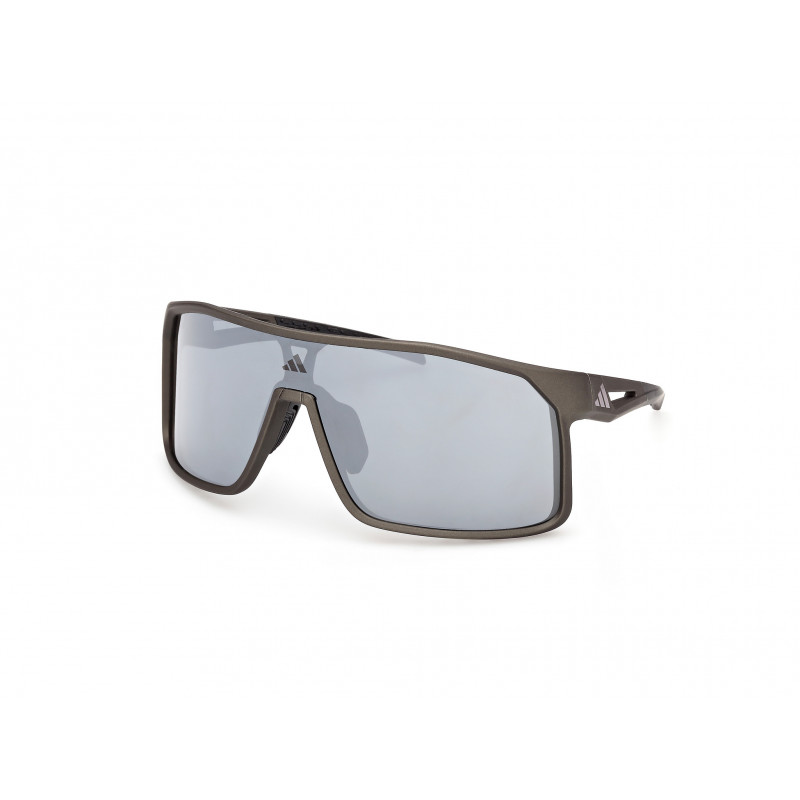 Sunglasses Adidas Sport SP 0124 97C Matte Dark Green / Green/Monocolor