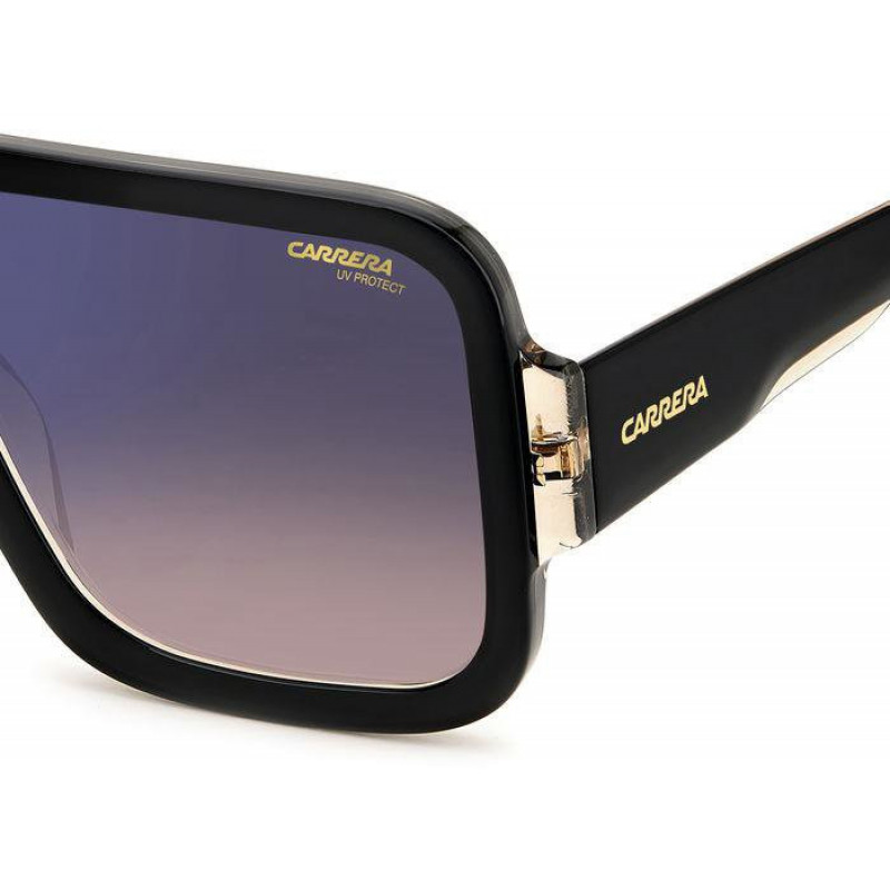 Sunglasses Carrera FLAGLAB 14 WMA8 A8 Brown Shaded Blue Mirror 62mm