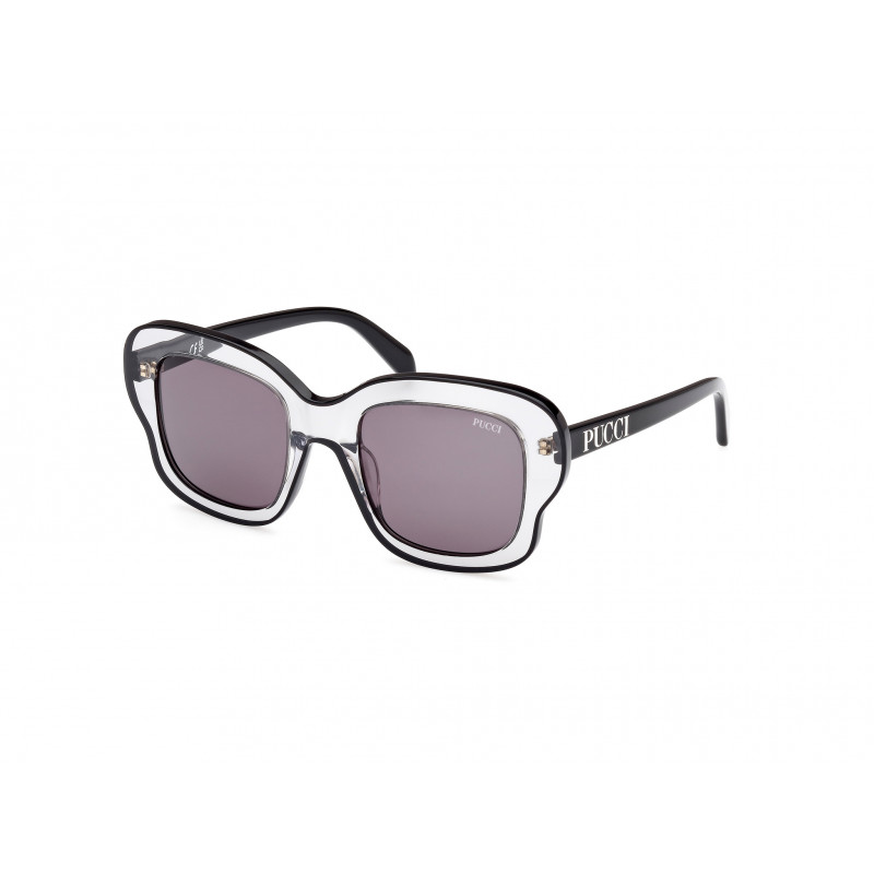 Sunglasses Emilio Pucci EP 0220 20A Black/Crystal / Shiny Black 51mm