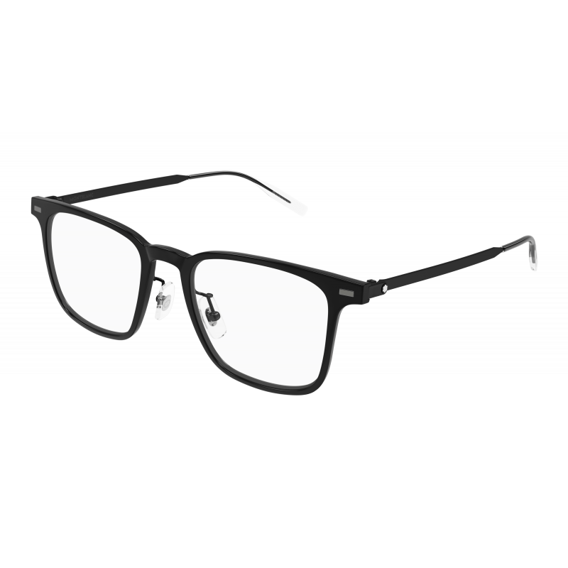 Eyeglasses Montblanc MB 0395 ON- 002 Black / Transparent 51mm