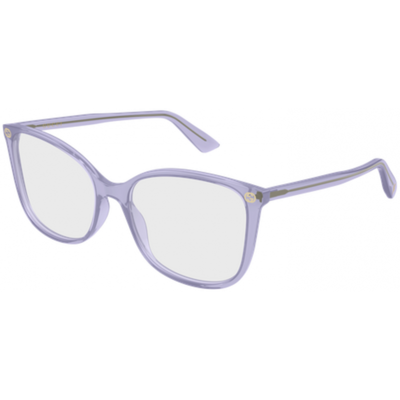 Eyeglasses Gucci GG 0026 O- 027 Violet / Transparent 53mm