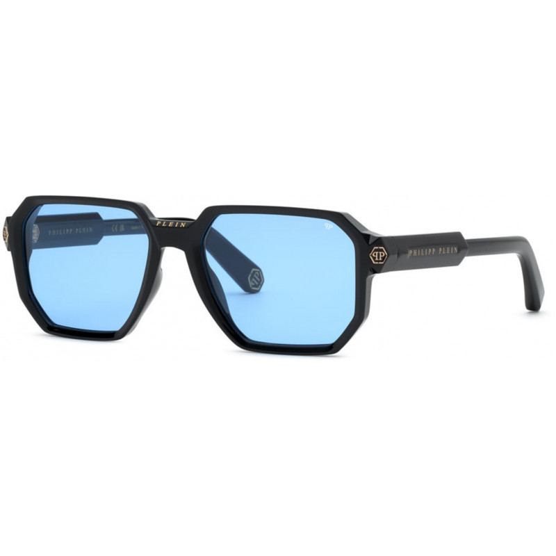 Sunglasses Philipp Plein SPP 202 M z42y Black W Blue