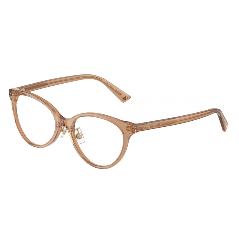 Eyeglasses Jimmy Choo JC 3047 F 5076 Transparent Tan / Demo Lens 52mm