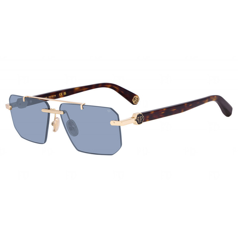 Sunglasses Philipp Plein SPP 274 300b Rose Gold/Blue 59mm