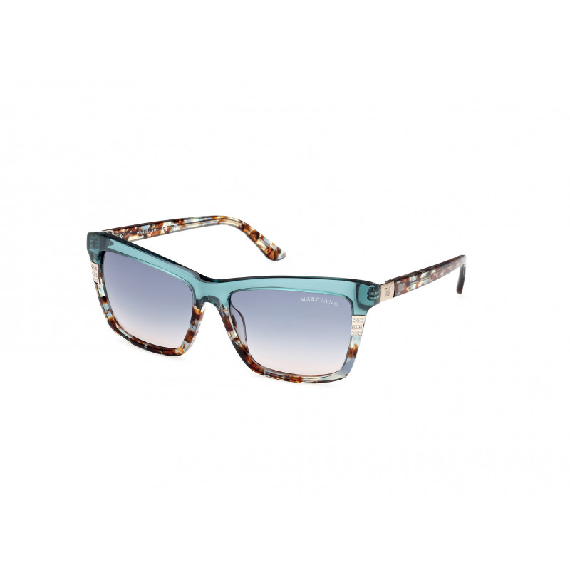 Sunglasses Guess By Marciano GM 00010 87W Shiny Turquoise / Turquoise/Havana 57mm