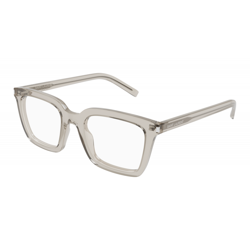 Eyeglasses Saint Laurent SL 167 - 007 Beige / Transparent 50mm