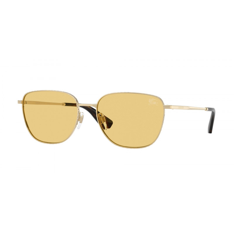 Sunglasses Burberry BE 3171 110985 Light Gold / Yellow Polyamide Standard 57mm