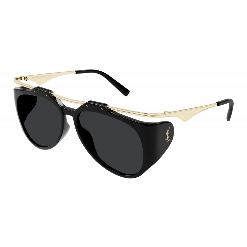 Sunglasses Saint Laurent SL M 137 AMELIA- 001 Black / Gold 55mm