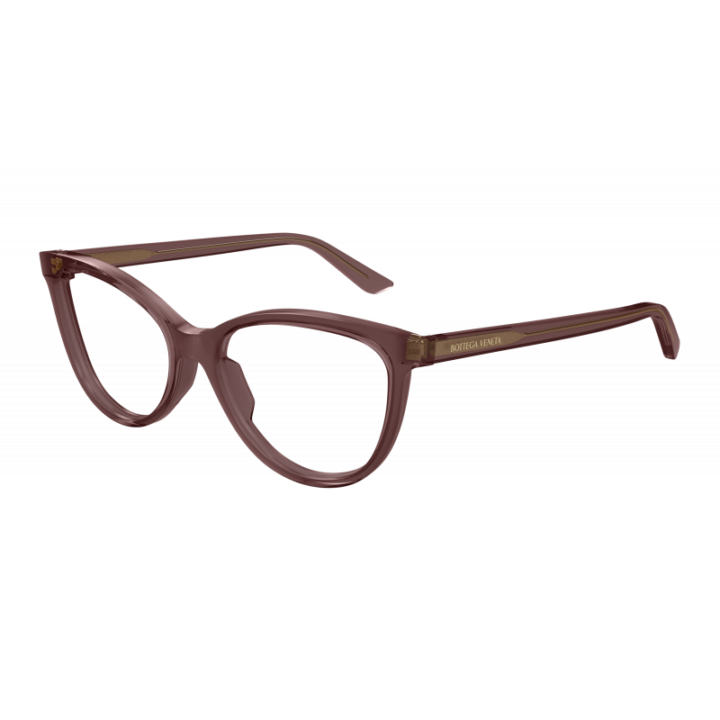 Eyeglasses Bottega Veneta BV 1313 O- 010 Burgundy / Transparent 55mm
