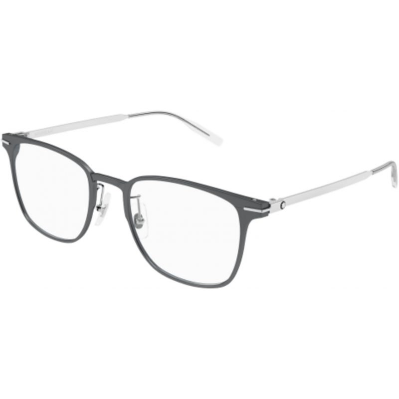 Eyeglasses Montblanc MB 0397 ON- 005 Grey / Transparent Silver 52mm
