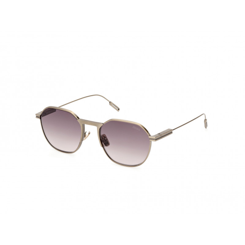 Sunglasses Zegna EZ 0234 32K Shiny Pale Gold / 55mm
