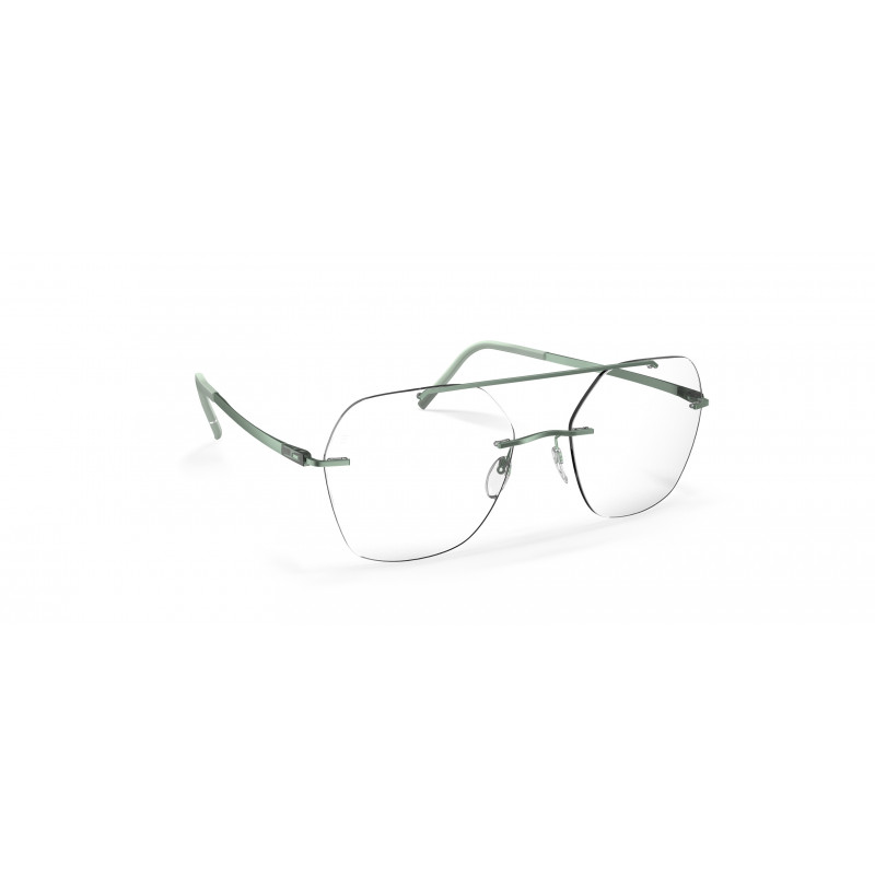 Eyeglasses Silhouette The Dawn Demo Rimless 5573 5040 Juicy Mint 57mm