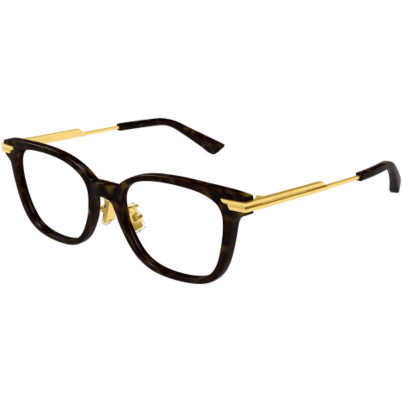 Eyeglasses Bottega Veneta BV 1338 OJ- 002 Havana / Transparent Gold 53mm