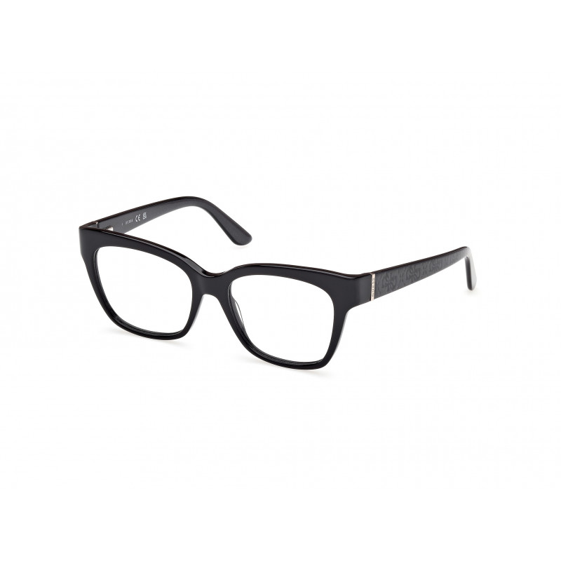 Eyeglasses Guess GU 50233 001 Shiny Black / Black/Pearl 53mm