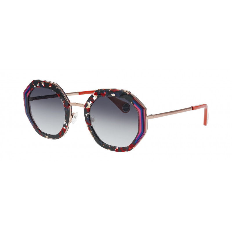 Sunglasses WOOW SUPER RUNNER 2 0257 Purple Red Blue Granite / Nosepad