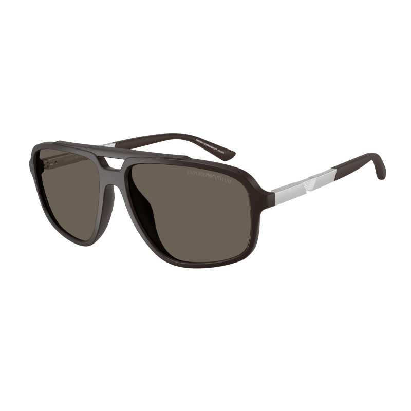 Sunglasses Emporio Armani EA 4236 U 6186/3 Dark Brown / Polyamide Standard