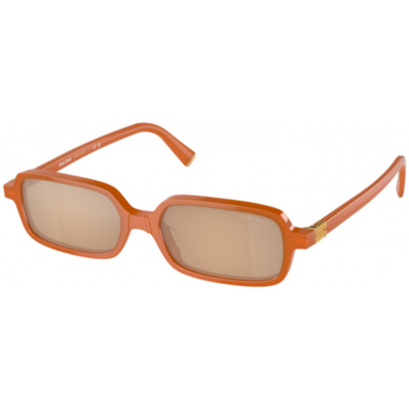Sunglasses Miu MU 11 ZSF 11V40D Turmeric Opal Light Orange Mir